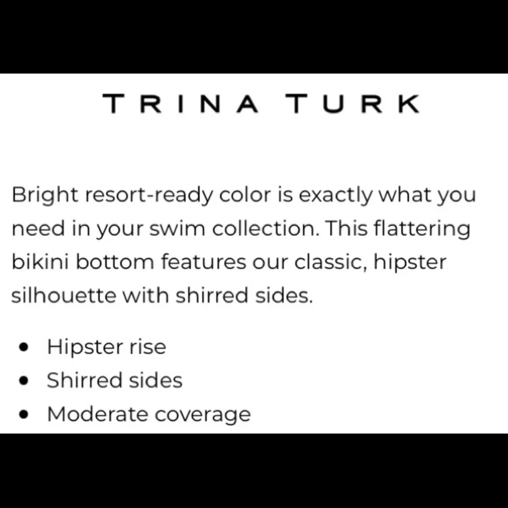 NWT Trina Turk reversible swimsuit. Size 8. Resort wear Swim and Spa collection - Picture 9 of 10
